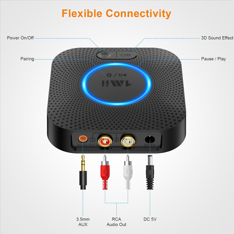 گیرنده بلوتوث (آداپتور صوتی) برند 1mii مدل B06 Plus