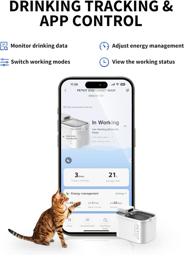 آبخوری اتوماتیک حیوانات خانگی برند PETKIT مدل P4115