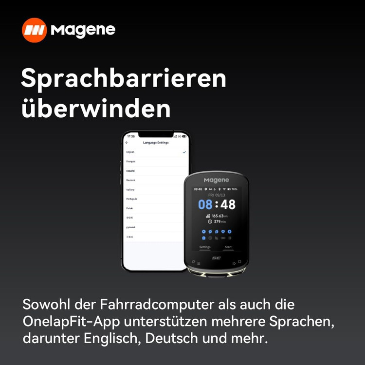 کامپیوتر دوچرخه و GPS برند Magene مدل C506 SE