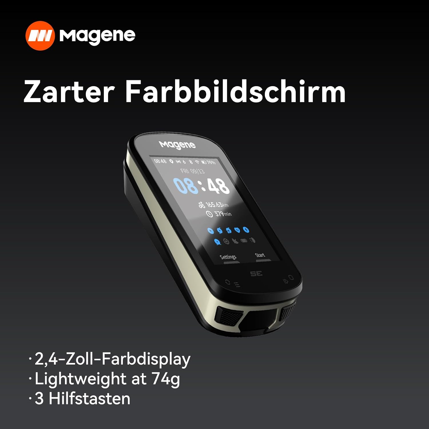 کامپیوتر دوچرخه و GPS برند Magene  مدل C506 SE