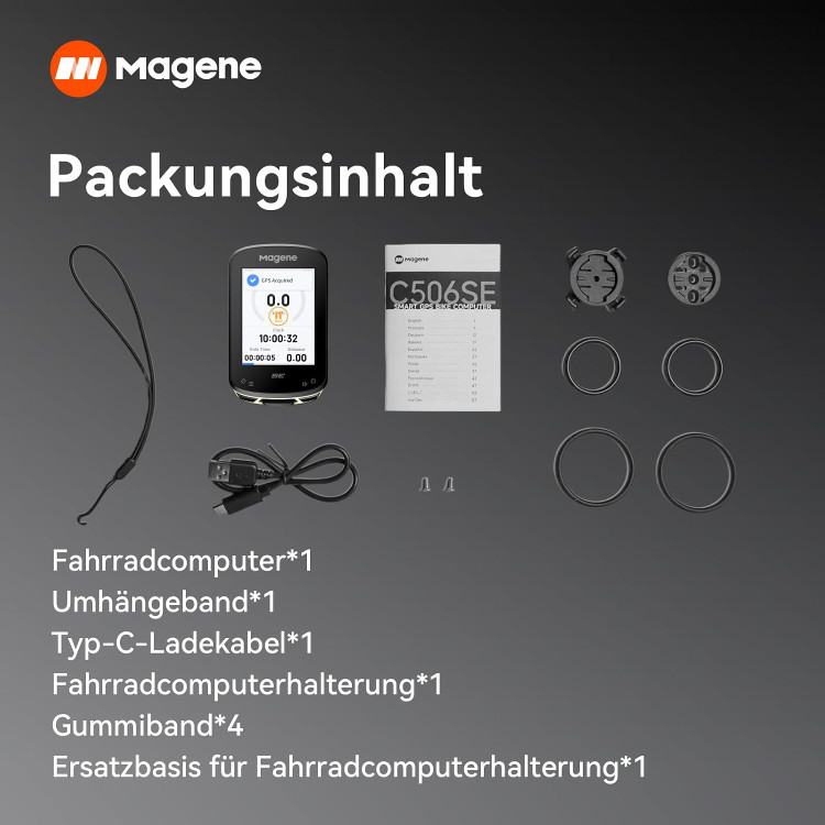 کامپیوتر دوچرخه و GPS برند Magene مدل C506 SE